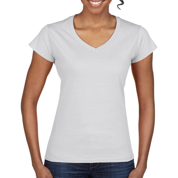 Gildan | T-shirt da donna Softstyle con scollo a V